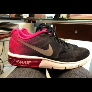 nike Max air 2016 pink and black